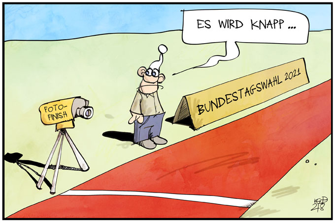 Bundestagswahlrennen