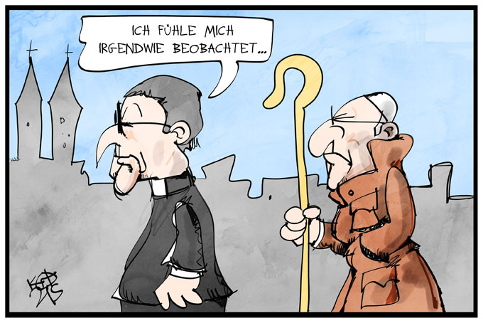 Papst Franziskus kontrolliert das Erzbistum Köln
